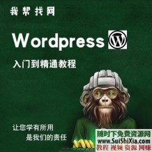 WordPress建站入门到精通系统教程+WP主题开发（某某大学_强烈推荐学习）
