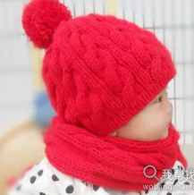 漂亮麻花帽子编织方法完整版_棒针(高清)