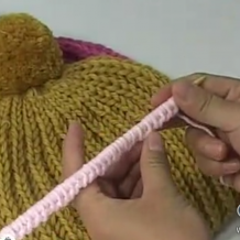 宝宝双元宝帽子编织教程完整版_棒针(高清)