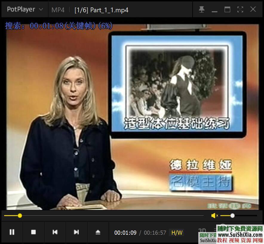 摄影学习走秀摆姿视频主持人与平面模特摆姿势教程  成为主持人+平面模特摆姿势教程摄影学习走秀摆姿视频训练模特写真 第6张