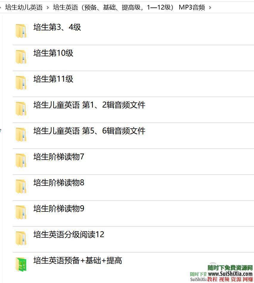 1~12级分级预备、基础、提高 阅读PDF书，以及英语资料部分MP4视频  培生英语资料打包预备、基础、提高1~12级分级阅读PDF书，部分MP4视频 英语学习 第11张