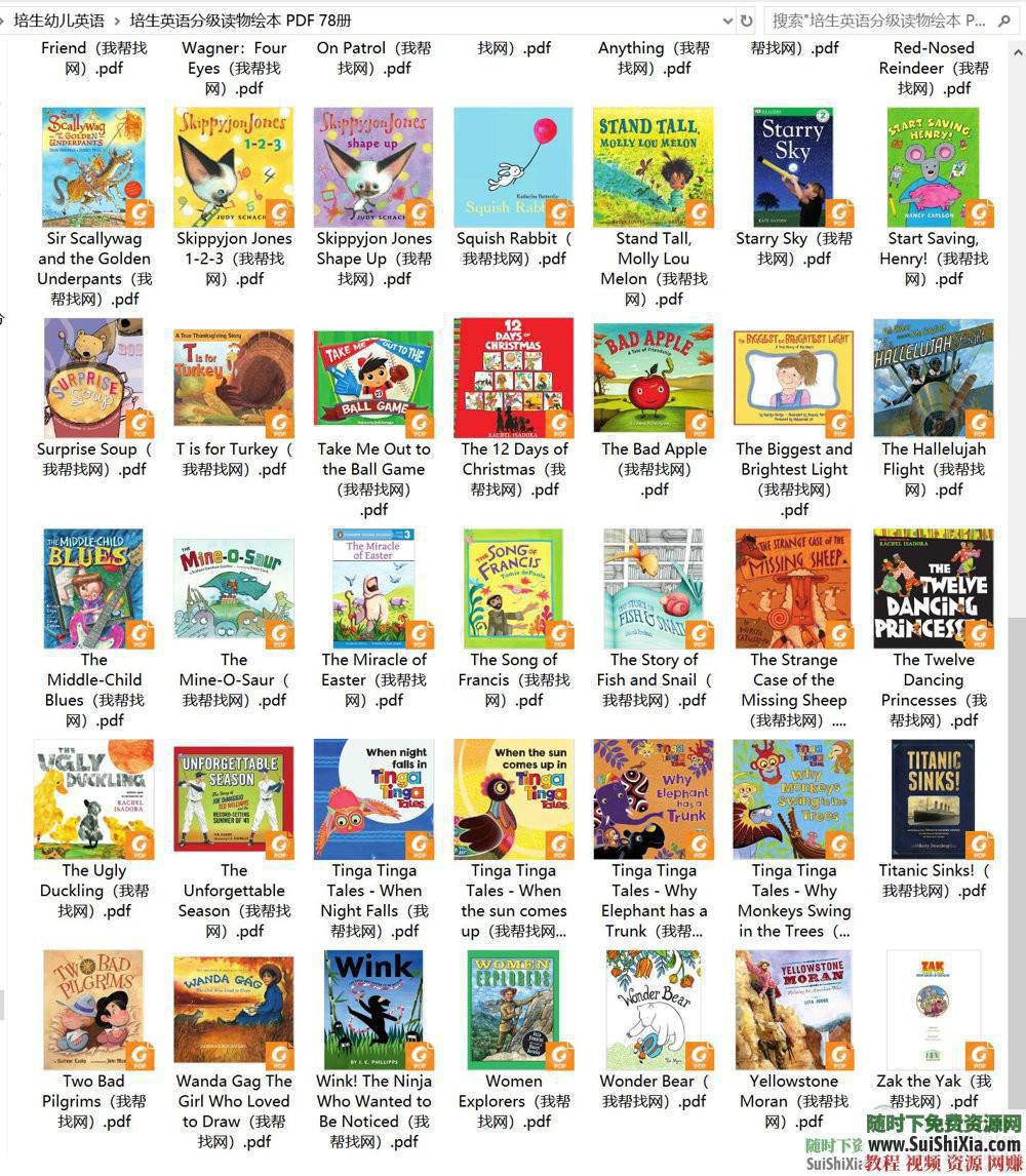 1~12级分级预备、基础、提高 阅读PDF书，以及英语资料部分MP4视频  培生英语资料打包预备、基础、提高1~12级分级阅读PDF书，部分MP4视频 英语学习 第13张