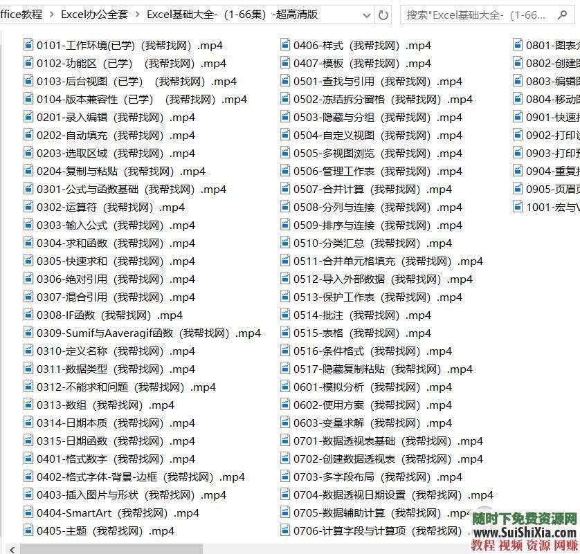 数据透视和函数与公式等office入门到高手课程，ExcelVBA、  office入门到高手课程，含ExcelVBA宏、数据透视和函数与公式等 第3张