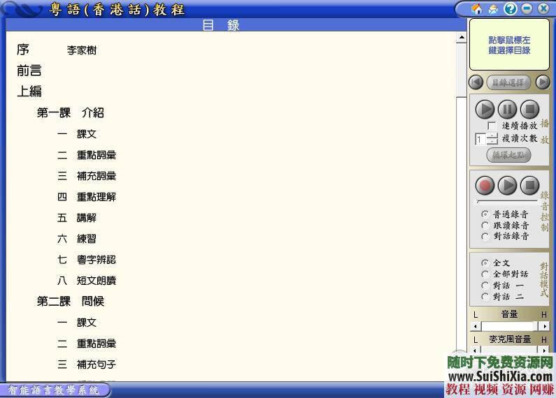 自学广东话香港话 粤语学习资料66G全网最全，视频音频软件书籍  66G全网最全粤语学习资料，想自学广东话香港话就选这套，视频音频软件书籍都有 第14张