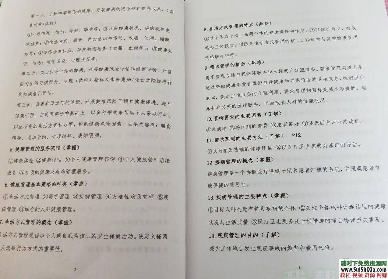 最新2019健康管理师考证教程考试攻略重难点和模拟试题及答案+一二三级视频教程共49G资料  2019年健康管理师一二三级视频教程+考试攻略重难点和模拟试题及答案共49G资料 营销 第8张