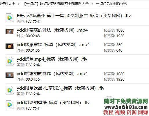 喜茶贡茶一点点鹿角巷CoCo制作方法35G奶茶饮品教程视频绝密技术配方  35G奶茶饮品绝密技术配方全部资料+商用喜茶贡茶一点点鹿角巷CoCo都可制作方法教程视频 营销 第15张