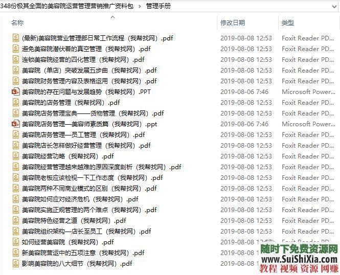 美容院运营管理极其全面的美容院运营管理营销推广资料348份  价值2万！348份极其全面的美容院运营管理营销推广资料包 营销 第5张