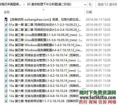 历年真题答案解析资料 网络工程师软考中级全套培训视频教程  网络工程师软考中级全套培训视频教程历年真题答案解析资料大全 第9张