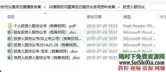 股权架构股权转让 股权分配 股权退出 纠纷协议案例方案模板560份  560份股权分配股权转让股权架构股权退出纠纷协议案例方案模板合集 营销 第10张