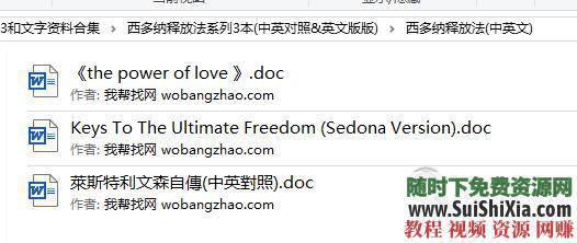 放下的力量 莱斯特与圣多纳释放法视频+MP3和文字资料合集2.5G  2.5G完整莱斯特与圣多纳释放法视频+MP3和文字资料合集 第7张