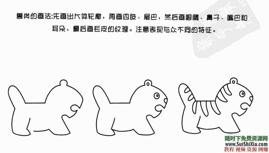 少儿简笔画绘画视频教程与62本画画PDF书籍  多个儿童简笔画绘画视频教程+62本儿童画画PDF书籍 电子书 第14张