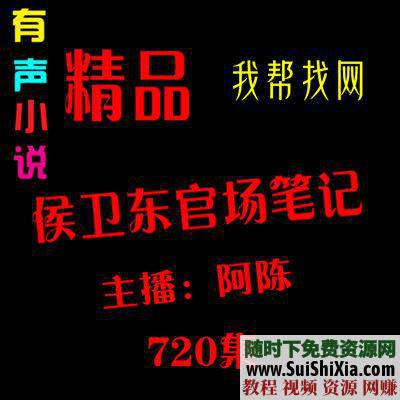 侯卫东官场笔记MP3音频，阿陈播音的（女声）全集  侯卫东官场笔记-阿陈播音-720集MP3文件打包 第1张