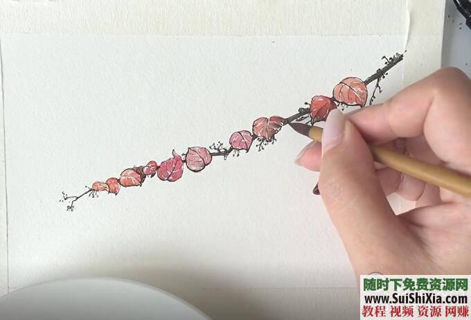 大量PDF手绘电子书籍 手账素材和可打印贴纸若干  超全高逼格手帐绘制视频教程88G 88G超全高逼格手帐绘制视频教程+大量PDF手绘电子书籍+手账素材和可打印贴纸若干 电子书 第20张