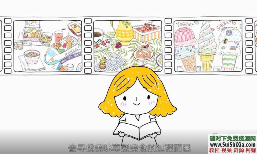 大量PDF手绘电子书籍 手账素材和可打印贴纸若干  超全高逼格手帐绘制视频教程88G 88G超全高逼格手帐绘制视频教程+大量PDF手绘电子书籍+手账素材和可打印贴纸若干 电子书 第23张