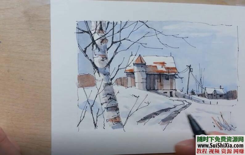 大量PDF手绘电子书籍 手账素材和可打印贴纸若干  超全高逼格手帐绘制视频教程88G 88G超全高逼格手帐绘制视频教程+大量PDF手绘电子书籍+手账素材和可打印贴纸若干 电子书 第30张