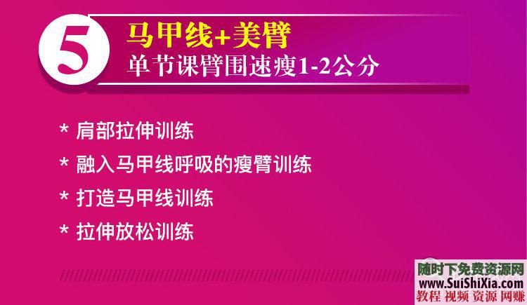 维密天使极速塑型健身美体瑜伽私教多套课程组合  完美身材必备 【某宝重金购买系列】完美身材必备！多套维密天使极速塑型健身美体瑜伽私教课程组合 第17张