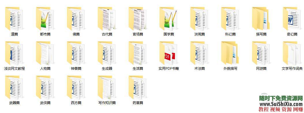新人出版 写作软件素材  网络小说技巧大纲神器视频音频教程 【某宝重金购买系列】网络小说写作软件素材技巧大纲神器视频音频教程新人出版 第3张