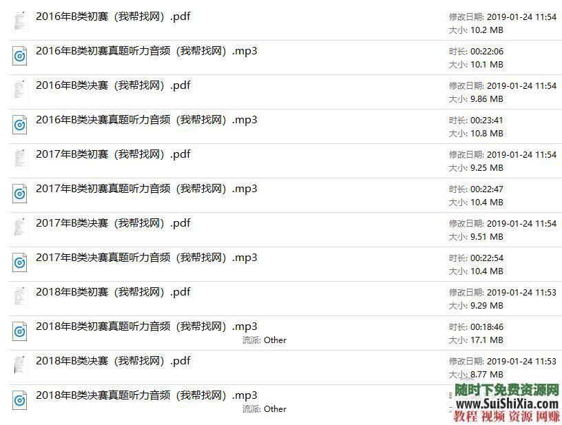 历届ABCD类备考电子资料 2019大学生英语竞赛  2019大学生英语竞赛历届ABCD类备考电子资料大全 英语学习 第8张