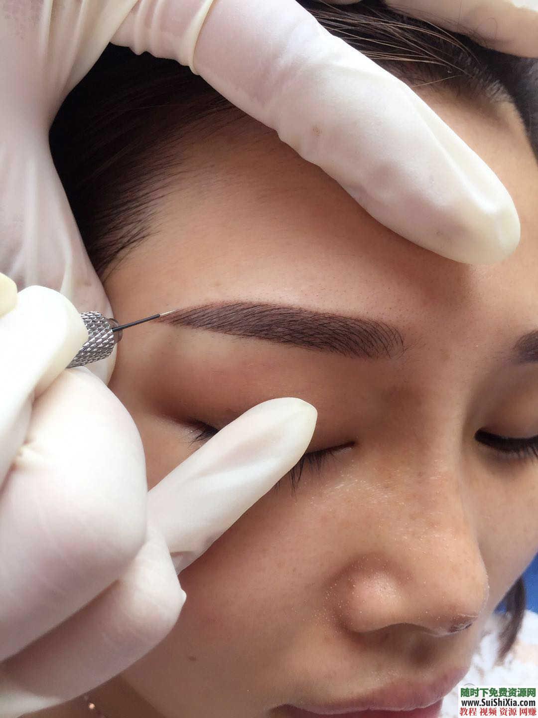 初学者纹绣教程视频 韩式半永久纹眉视频教程全套练习  【某宝重金购买系列】韩式半永久纹眉视频教程全套初学者纹绣教程视频练习培训学习 第13张