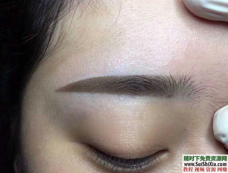 初学者纹绣教程视频 韩式半永久纹眉视频教程全套练习  【某宝重金购买系列】韩式半永久纹眉视频教程全套初学者纹绣教程视频练习培训学习 第16张