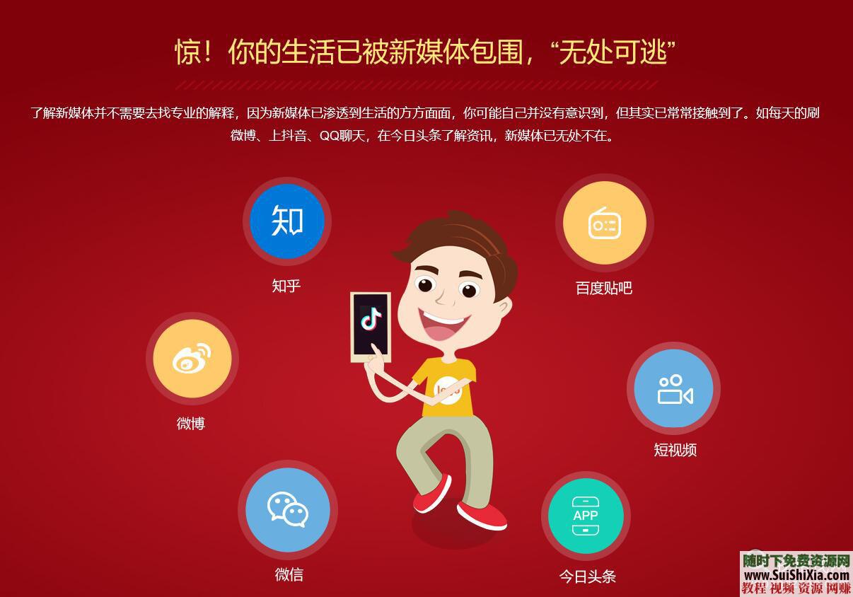 入门到实战 自媒体视频电商运营教程 营销策划公众号和媒体宣传推广等  月薪过万！最全新自媒体视频电商运营教程入门到实战，营销策划公众号和媒体宣传推广等 营销 第3张