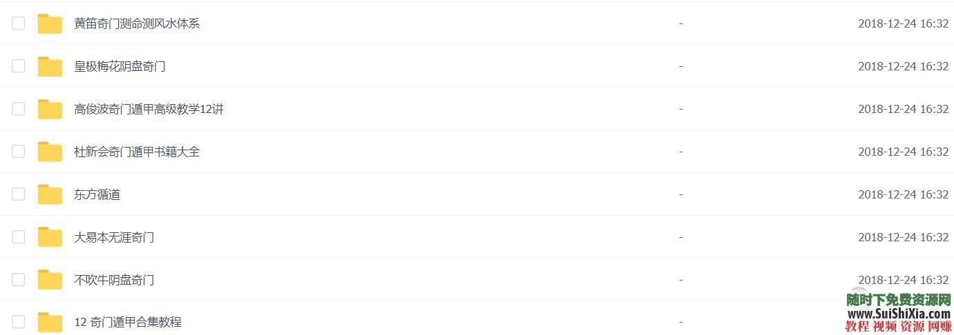入门高级 奇门遁甲 最高预测学 视频教程  最高预测学【奇门遁甲】各家入门高级视频教程大全 第12张