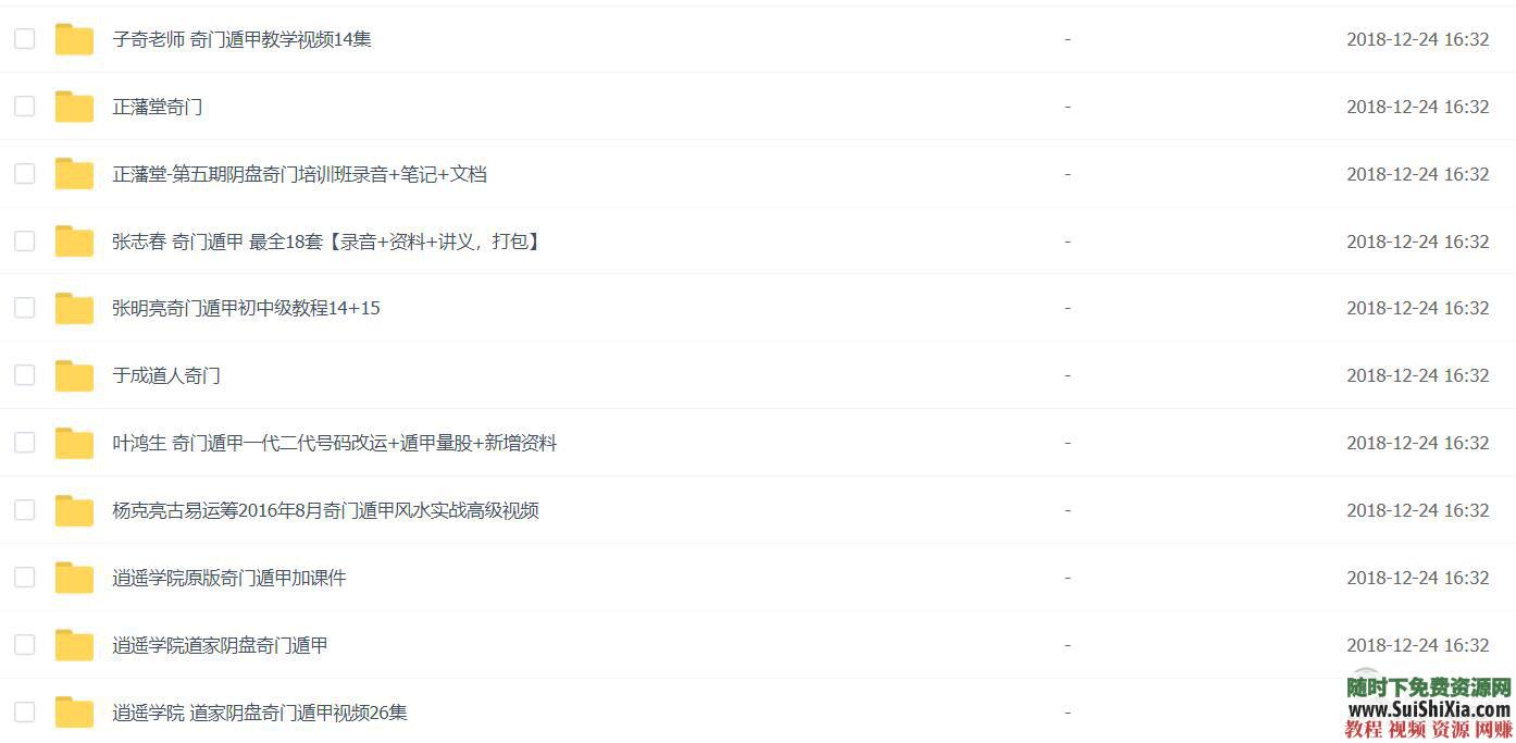 入门高级 奇门遁甲 最高预测学 视频教程  最高预测学【奇门遁甲】各家入门高级视频教程大全 第14张