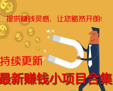最新赚钱，赚钱，赚钱小项目，激发你无限赚钱灵感