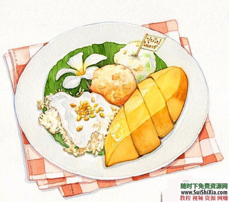 零基础到精通自学入门 插画人物彩铅视频教程绘画教学课程手绘花卉  彩铅视频教程零基础到精通绘画自学入门教学课程手绘花卉插画人物 第11张