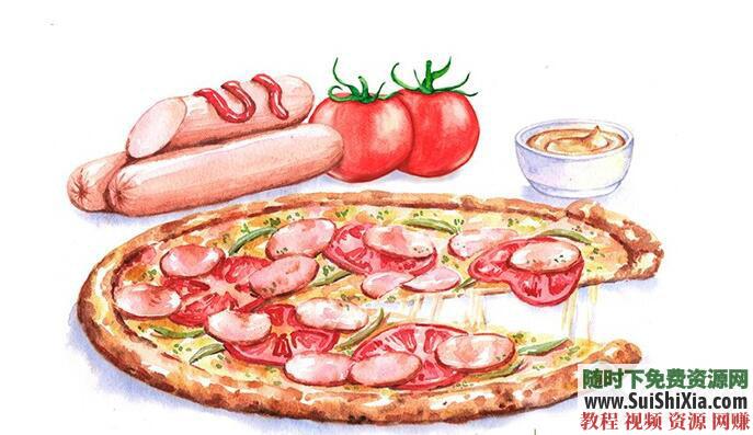 零基础到精通自学入门 插画人物彩铅视频教程绘画教学课程手绘花卉  彩铅视频教程零基础到精通绘画自学入门教学课程手绘花卉插画人物 第12张