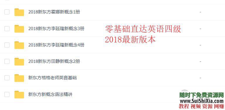 英语四级视频教程 全集零基础完整版  全集零基础直达英语四级视频教程完整版 英语学习 第4张