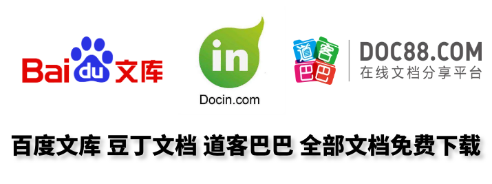 文库免费下载器支持下载百度豆丁道客的文库资源  实用神器 第1张