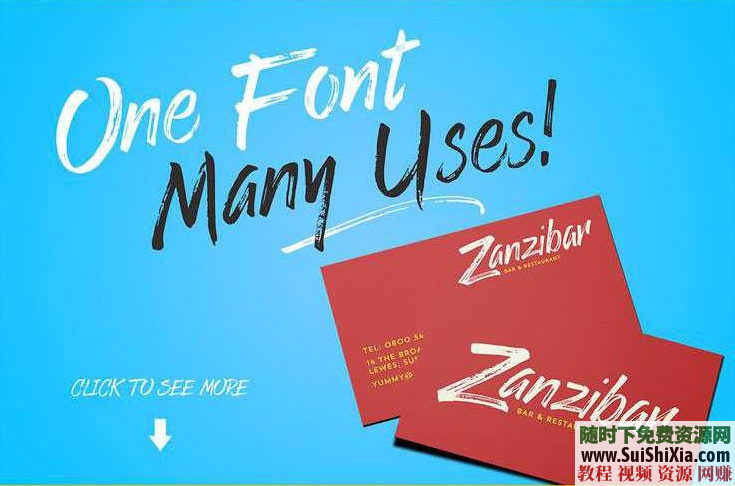 全网收集！最美392款英文字体Font复古飘逸手写花体签名体艺术扁平字体打包