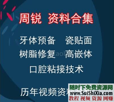 共225G多套口腔大师牙体预备牙实操系列课+印模全瓷根管等牙齿嵌体修复技术