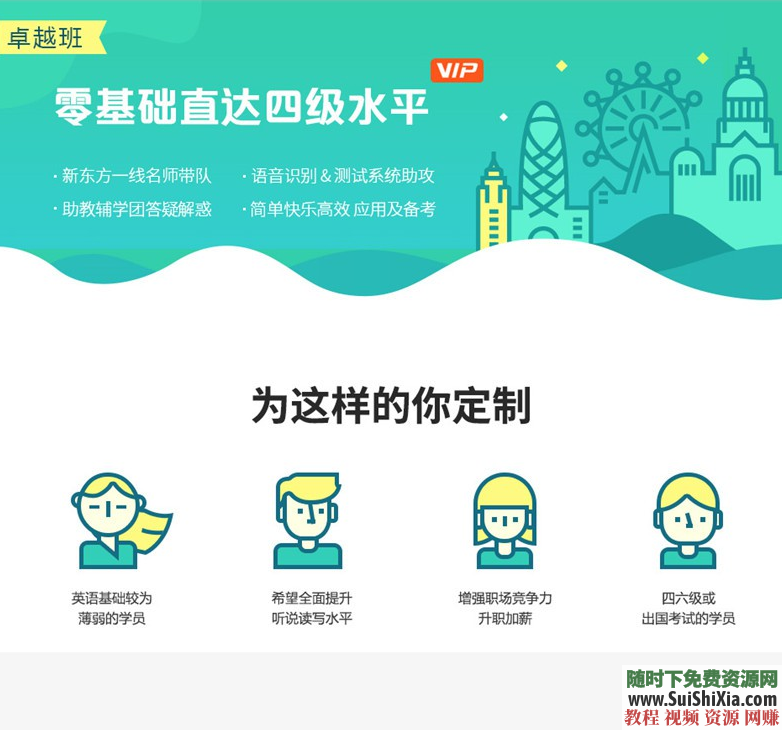 全集零基础直达英语四级视频教程完整版