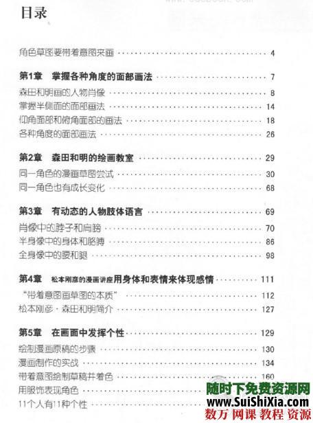 漫画素描绘画技法教程PDF书籍6本打包下载 第3张 漫画素描绘画技法教程PDF书籍6本打包下载 第3张