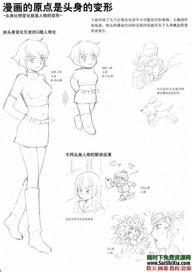 漫画素描绘画技法教程PDF书籍6本打包下载 第8张 漫画素描绘画技法教程PDF书籍6本打包下载 第8张