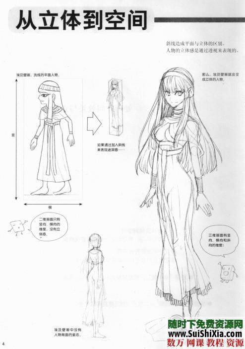 漫画素描绘画技法教程PDF书籍6本打包下载 第9张 漫画素描绘画技法教程PDF书籍6本打包下载 第9张