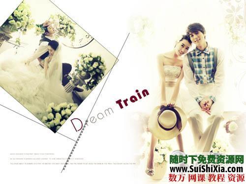【温暖一生】跨页婚纱模板10P 第8张
