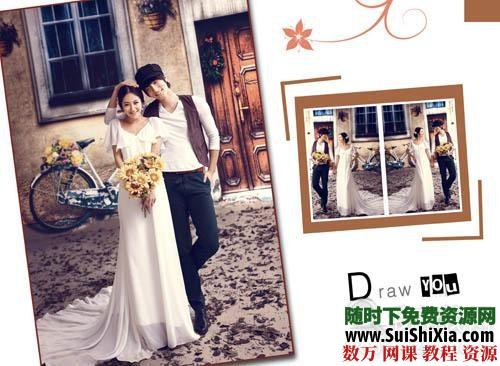 【纯美爱恋】跨页婚纱模板模板10P 第2张 【纯美爱恋】跨页婚纱模板模板10P 第2张