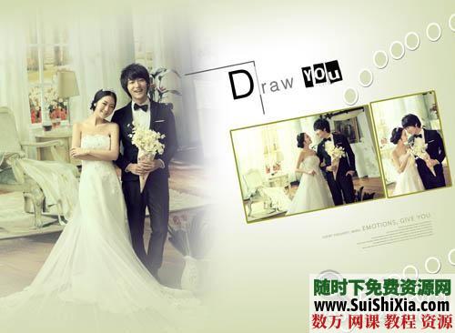 【纯美爱恋】跨页婚纱模板模板10P 第5张 【纯美爱恋】跨页婚纱模板模板10P 第5张