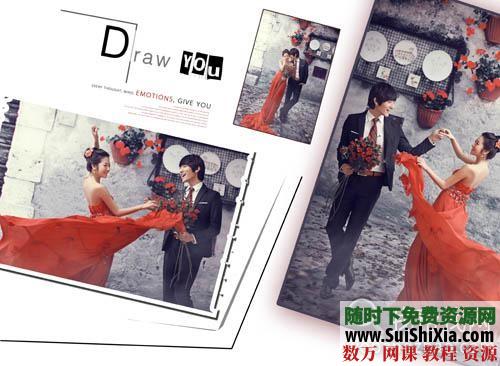 【纯美爱恋】跨页婚纱模板模板10P 第8张 【纯美爱恋】跨页婚纱模板模板10P 第8张