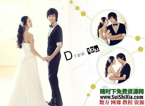 【纯美爱恋】跨页婚纱模板模板10P 第9张 【纯美爱恋】跨页婚纱模板模板10P 第9张