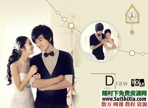 【纯美爱恋】跨页婚纱模板模板10P 第10张 【纯美爱恋】跨页婚纱模板模板10P 第10张