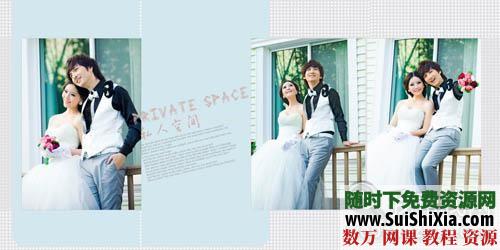 【私人空间】宽幅婚纱模板素材8P 第4张 【私人空间】宽幅婚纱模板素材8P 第4张