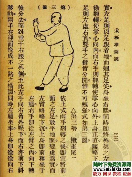 古书:太极拳图说图解两册 第9张 古书:太极拳图说图解两册 第9张