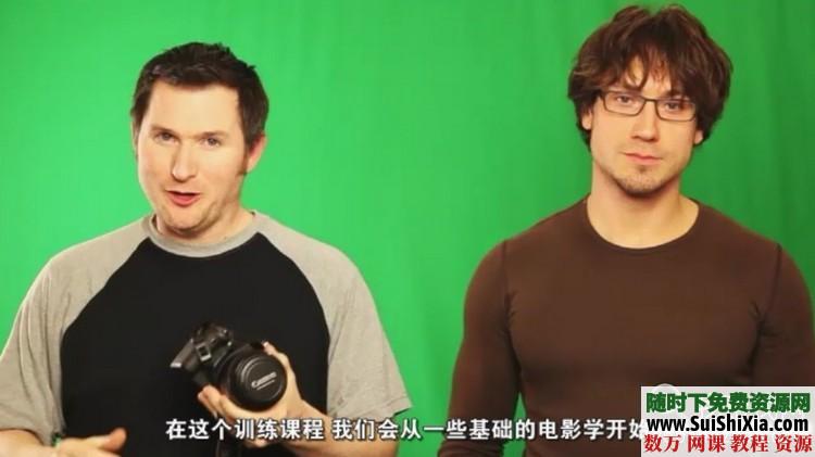 数码单反相机拍摄视频影片教程高级课43集1.87G(英文中字) 第2张 数码单反相机拍摄视频影片教程高级课43集1.87G(英文中字) 第2张