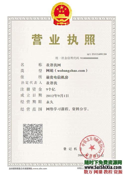 一款能生成新版营业执照的神器,比在线制作模板的更逼真 第2张 一款能生成新版营业执照的神器,比在线制作模板的更逼真 第2张