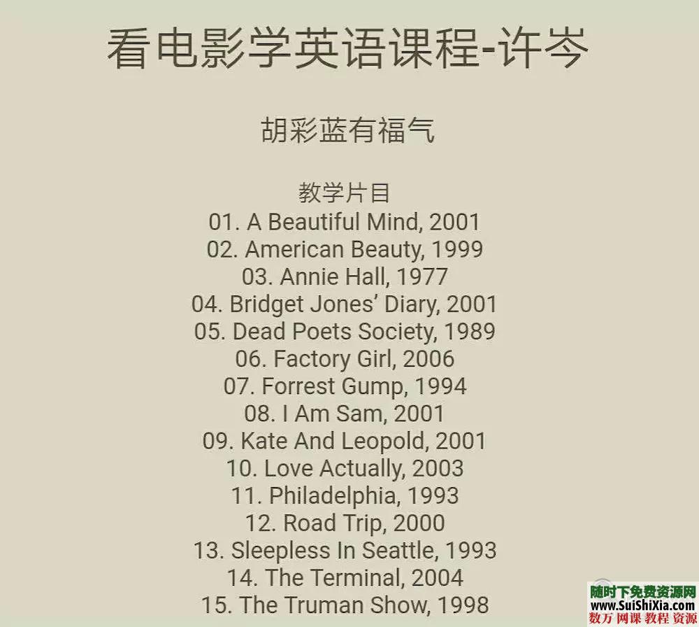 看电影学英语 电影精选英语视频教程 碎片化学习 步步提升 英语学习 第3张 看电影学英语 电影精选英语视频教程 碎片化学习 步步提升 英语学习 第3张