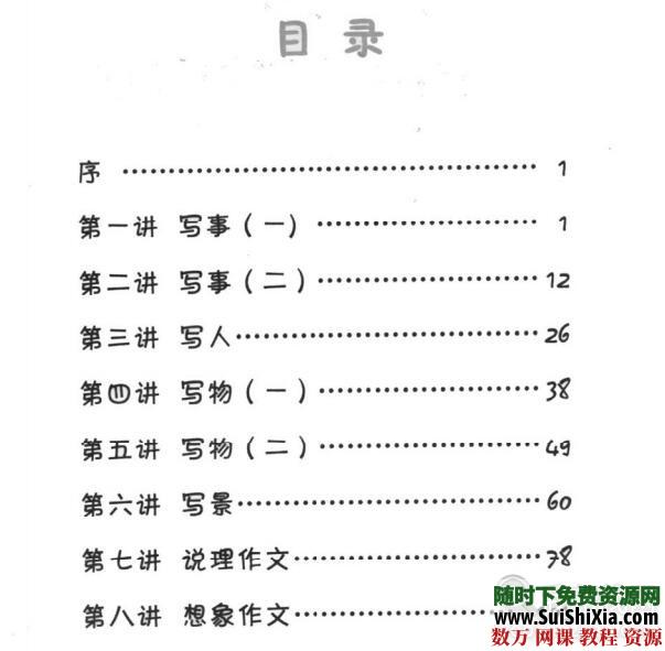 中小学生作文写作入门到精通必备视频教程+作文素材库资料 第2张 中小学生作文写作入门到精通必备视频教程+作文素材库资料 第2张